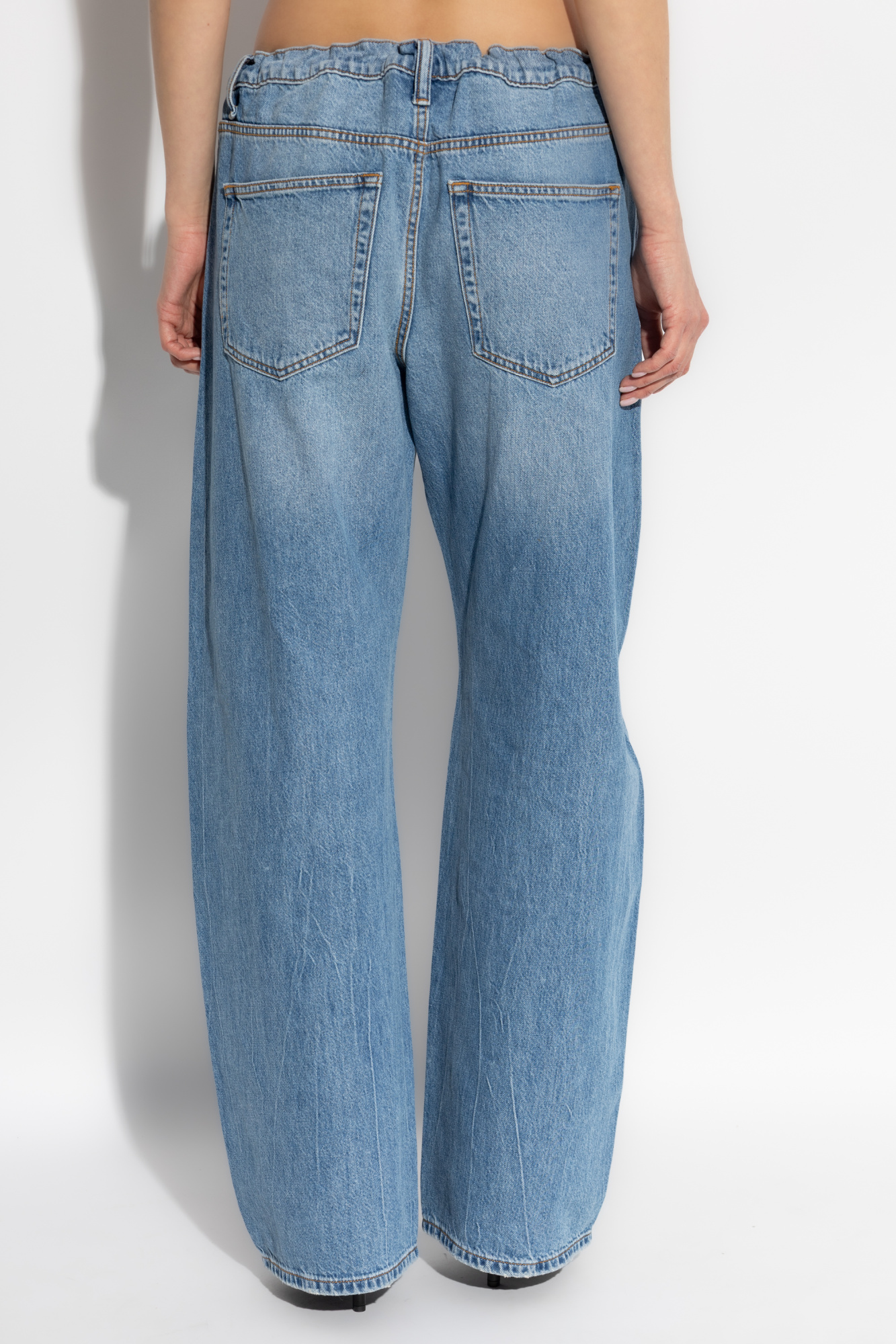 Alexander Wang ワイドレッグ ジーンズ alexander wang ローライズワイドレッグジーンズ Y2K - メルカリ